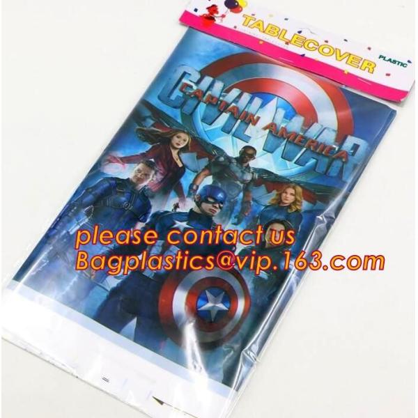 Поставки tablecover партии детей мультфильма скатерти дня рождения с днем рождения пластиковые, рождение ZLDECOR прекрасное 108cm устранимое