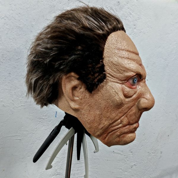 Authentic Human Facial Look Latex Mask for Stage Performances and Film Shoots - One Size Fit Most Theatrical Mask