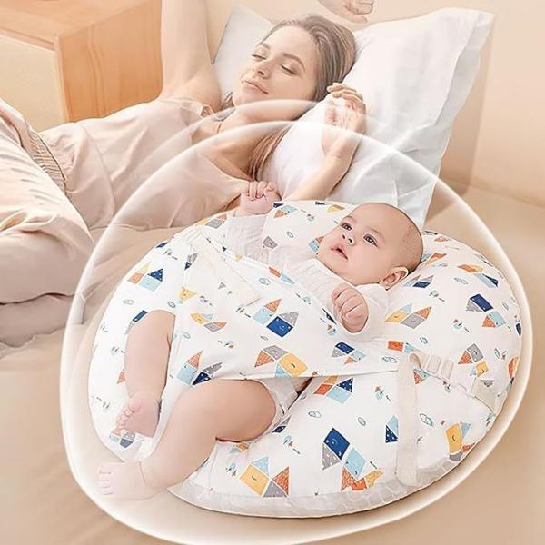 60x55 cm Baby Nursing Pillow with Removable Cotton Cover