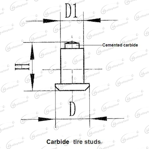 Peças vazias/à terra do desgaste do carboneto, carboneto de tungstênio peça para a condução dos pneus de carro