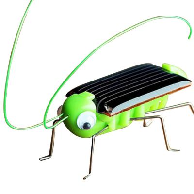 Educational Mini Solar Toys Plastic Locust Solar Powered Grasshopper Customized