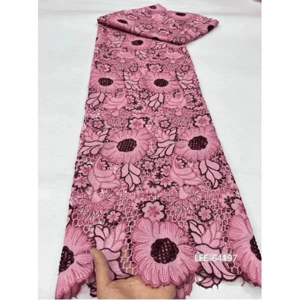 Tejido de encaje de bordado encaje más pequeño encaje francés Vintage encaje de tela de lujo malla de túle para la nueva colección