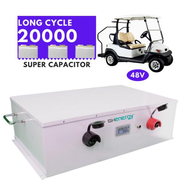Golf Cart Supercapacitor Battery 48v 2100wh Graphene Super Capacitor Battery
