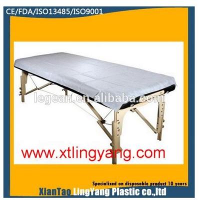 Waterproof Anti Dust Disposable Bed Sheets Without Elastic 70x20mm / 80x210mm