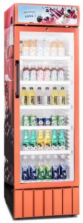 350L Saving-energy Low Noise Commercial Fridge / Auto Defrost Refrigerated Display Cooler / Beverage Cooler