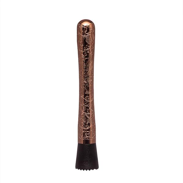 Fairy And Castle Style Shiny Copper Plating Stainless Steel Cocktail Muddler Bar Muddler