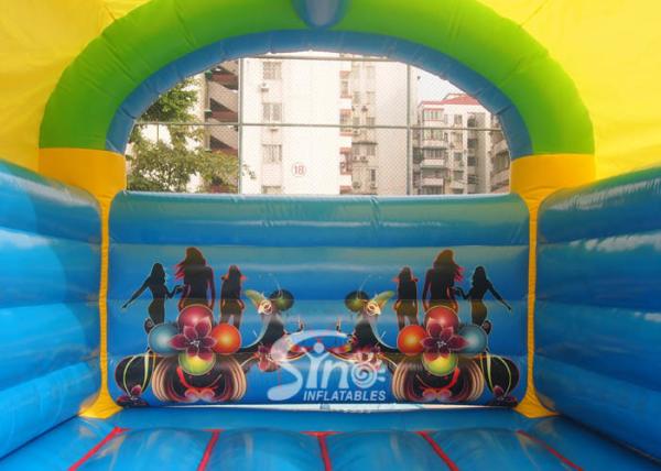 os mts 5x4 exteriores deixaram-nos party o castelo bouncy inflável das crianças feito com o encerado do pvc 610g/m2
