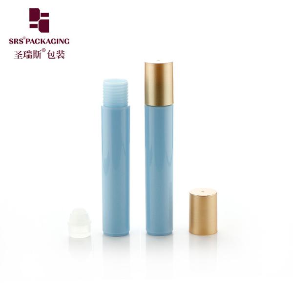 15ml Custom Color Plastic Roll On Bottle for Essential Oil Perfume Eye Care - Matte Finish Logo Printing