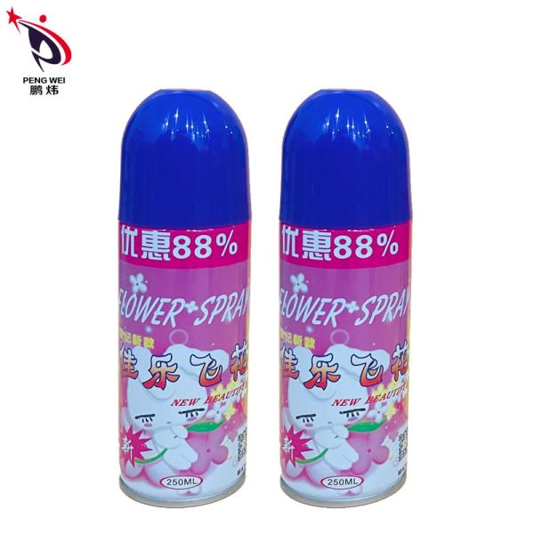 Custom Logo 250ML Artificial White Party Snow Spray EN71 for Wedding Christmas Flower