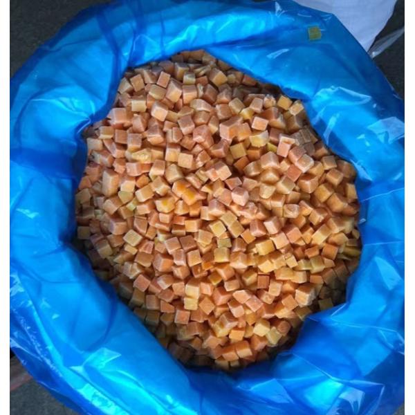 Nutritious IQF Pumpkin Dices IQF Frozen Vegetables For Catering