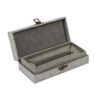 Elegante boîte cadeau à stylo faite à la main avec verrou et fermeture en carton