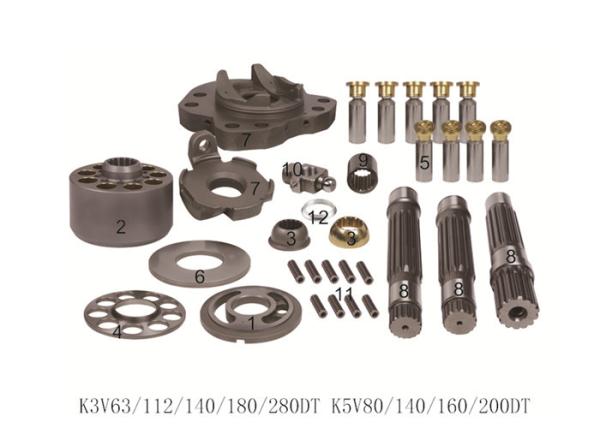 SA1142-00012 excavatrice hydraulique Parts For EC210 K3V112DT Kawasaki Pump Parts