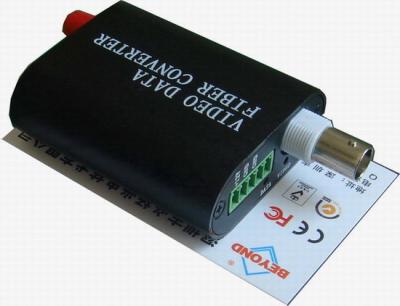 Mini 1-ch video with 1-ch Reverse RS485 to fiber multiplexer,FC or SC connector is optical