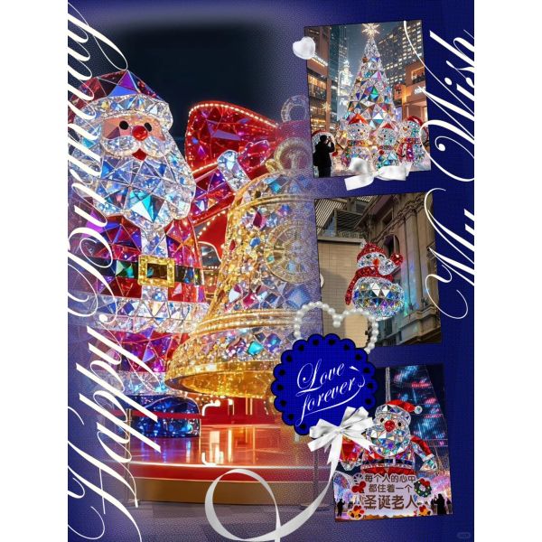 Custom Christmas Light Sculpture For Large Architectural Projects