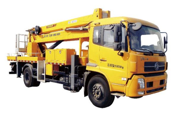 Truck Mounted Lift 18m Max Operating Radius For Over Machinery,with CE