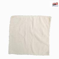 Serviette blanche Rags For Ship Cleaning de coton carré non pelucheux non tacheté