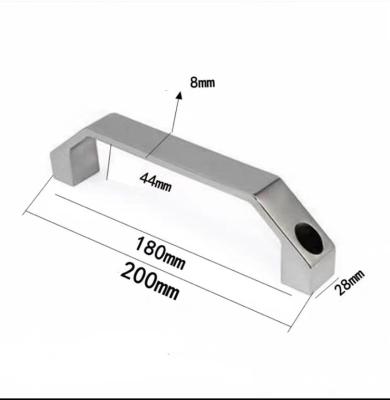 L30204 Heavy Duty Cast Cabinet Door Industrial Pull Handle Stainless Steel