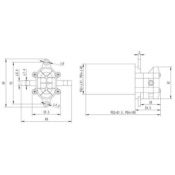 FLOWDRIFT DC Electric Gear Pump KGP-004