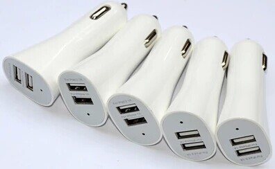 TRUMPET DUAL USB CAR CHARGER