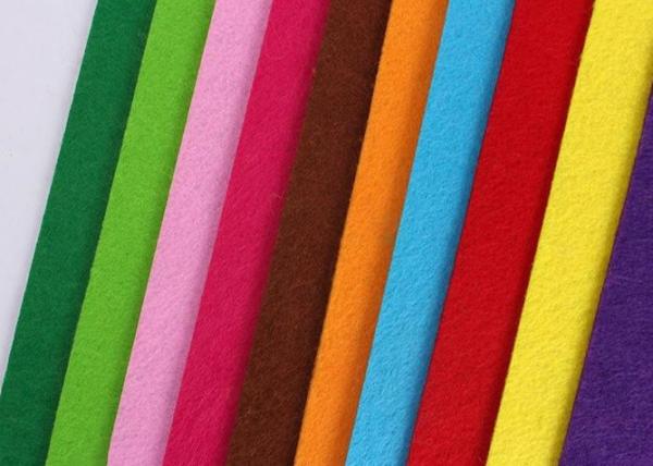 Multicolor Needle Punched Non Woven Fabric 0.3mm With PE Film