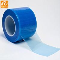 Filme dental médico azul da barreira da película protetora plástica do PE com a caixa do distribuidor para a beleza oral da tatuagem da saúde