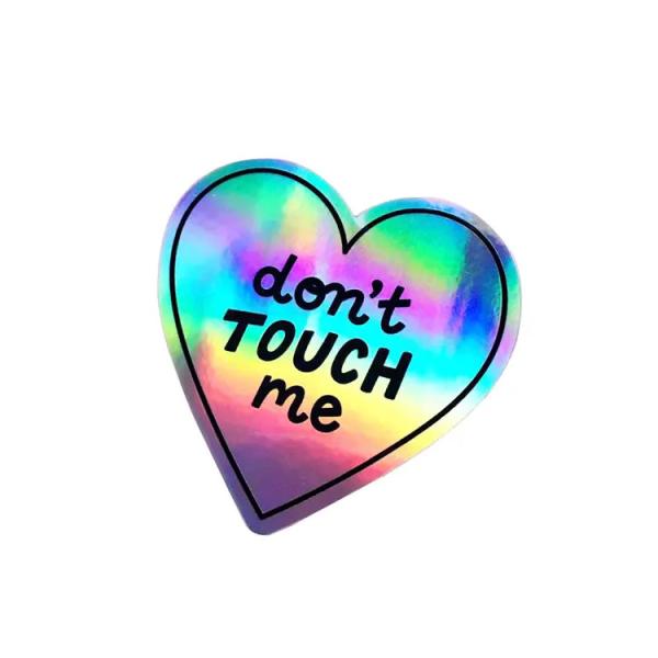 Vinyl Laser Custom Holographic Sticker CMYK Color Die Cut Sticker Labels