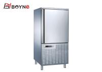 304 Stainless Steel Dough Sea Food Blast Freezer 10 Trays Cabinet Restaurant
