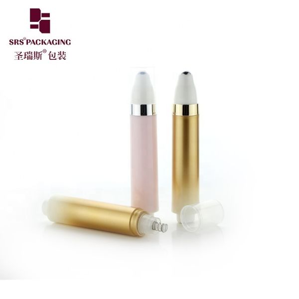 Wholesale Custom Colored Roller Bottle With Stainless Steel Ball 10ml Airless Bottle With Roll on Applicator