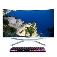 23.6 Inch Monoblock Curve Screen I3 I5 I7 SSD 128G 256G 512G Desktops Computer All In One PC Gamer PC