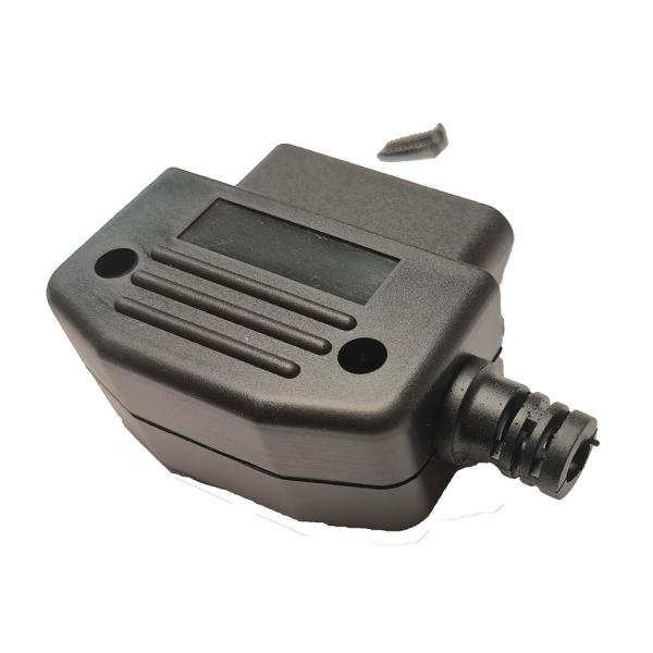 adaptador do conector de 12V 24V OBD2, conector diagnóstico prático do OBD
