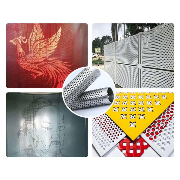 Анти- металлический лист стальной пластины корозии декоративным пефорированный OEM