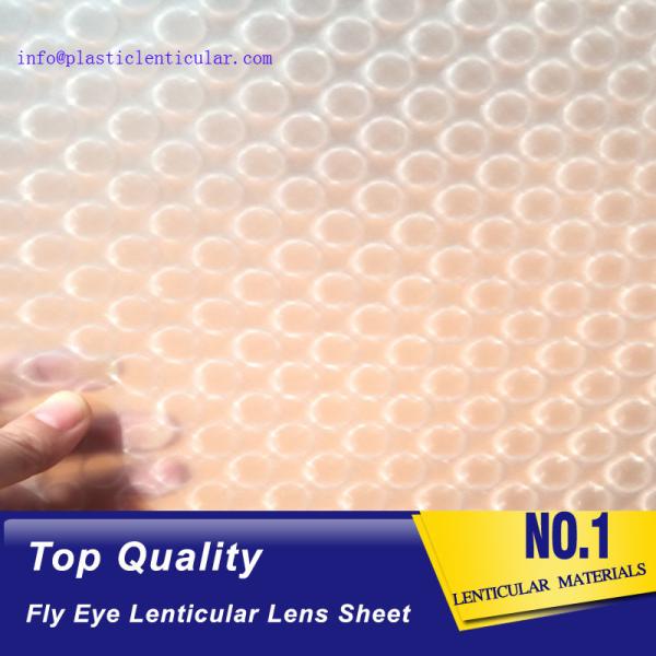 PLASTIC LENTICULAR fly eye lenticular sheet microlens arrays with 360 degree 3d effect