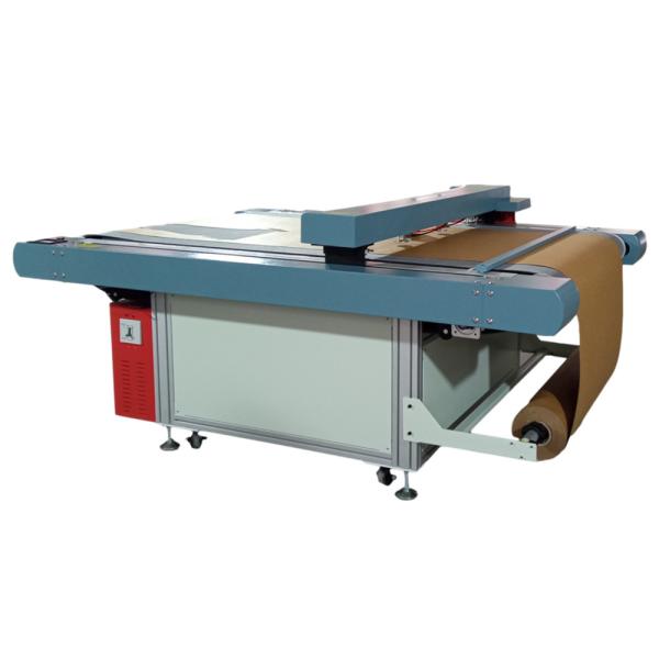 Labor Saving Inkjet Flatbed Cutting Plotter with Automatic Roller and HP45 Ink Type