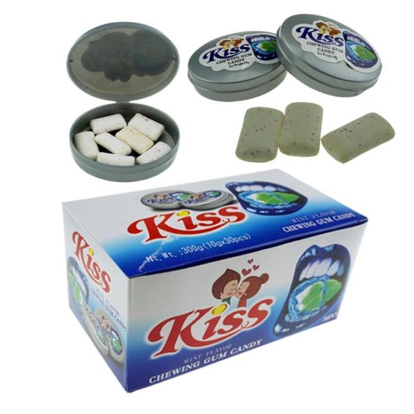 Assorted Flavor Fruit Chewing Gum Little Box Packed Healthy Bubble Gum