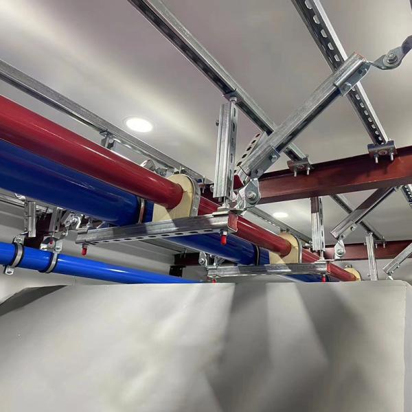 Earthquake Seismic Bracing System Lateral Cable Restraint For Air Ducts