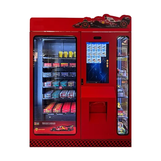 Fashion Toy Car Model  Vending Machine with Transparent Cabinet and Costomized Stickers