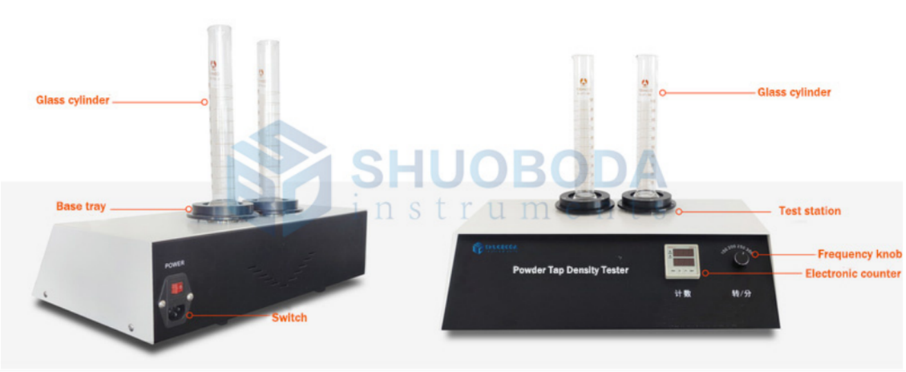 DT-12B Single Cylinder Powder Tap Density Tester Amplitude 3mm