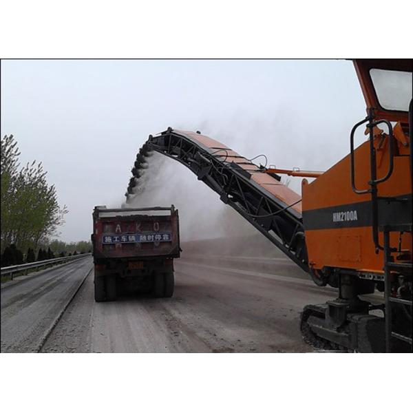 1.3M Cold Milling Machine , 15.8Ton Operating Weight Asphalt Road Milling Machine