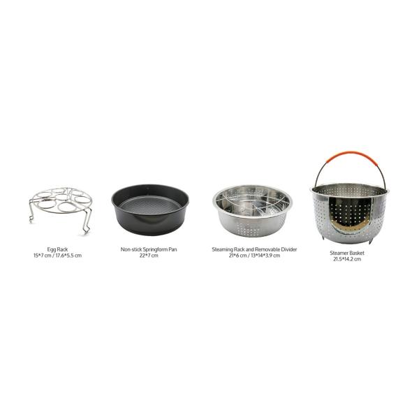 Free Combination Silicone Steamer Basket , Vegetable Steamer Basket For Pressure Pot