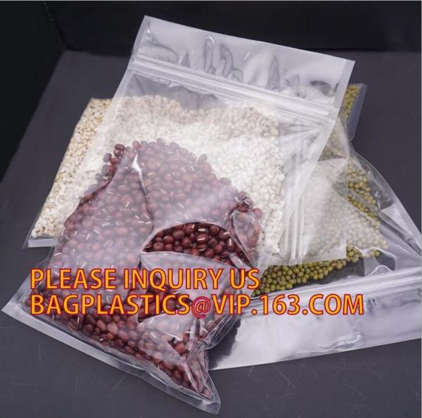 Freshness Protection Package Self Sealing clear Zip Lock Plastic Bags packaging pp bags, Food Grade Waterproof Pp Zip Se