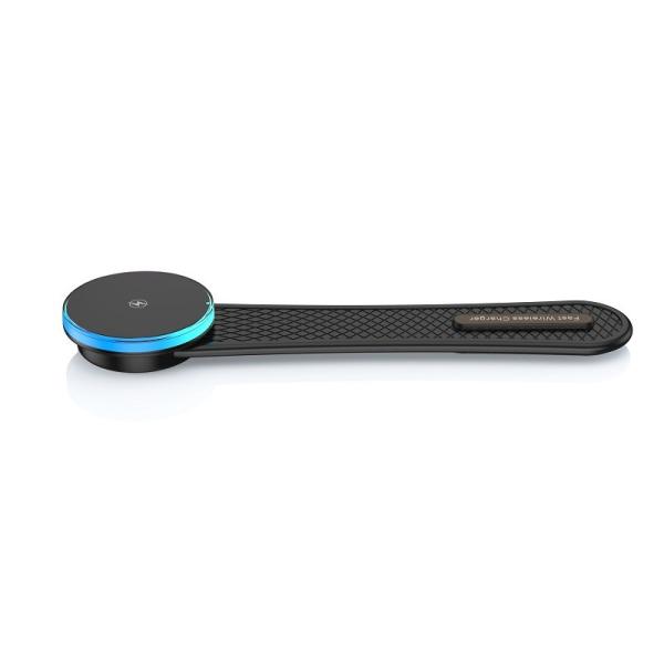 15w Magnetic Wireless Car Charger Pad with ABS Material and Type C Input Port