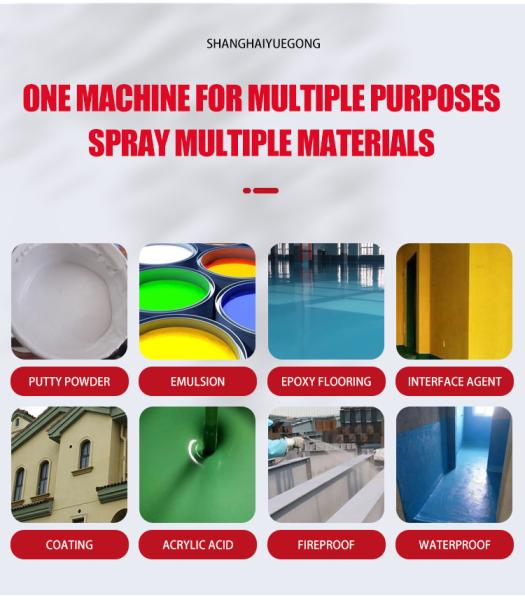 OEM Airless Putty And Paint Spray Machine Electric Putty Sprayer Machine
