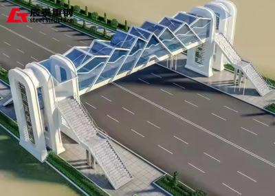 Prefabricated Steel Structure Truss Bridge Construction Hot Dip Galvanized