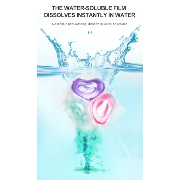 3in1 Laundry Capsules Exclusive Design Beads Fragrance Liquid Washing Laundry Detergent Capsules Pods