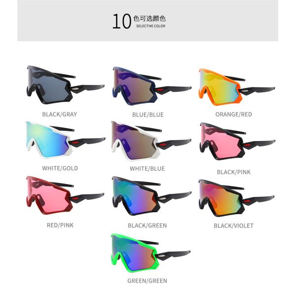 Windproof 145MM BSCI Full Frame Cycling Glasses Men Women TR90 Road Bike Glasses