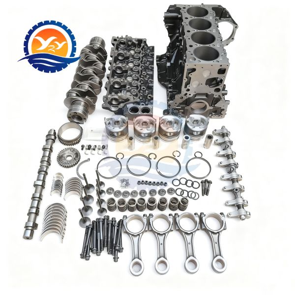 Japanese 4HG1 4HG1T Cylinder Block Head Liner Kit Camshaft Crankshaft Con Rod Valve for Isuzu Complete Engine Parts