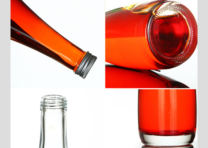 бутылка вискиа 330ml 500ml стеклянная/элегантные ясные стеклянные бутылки вина