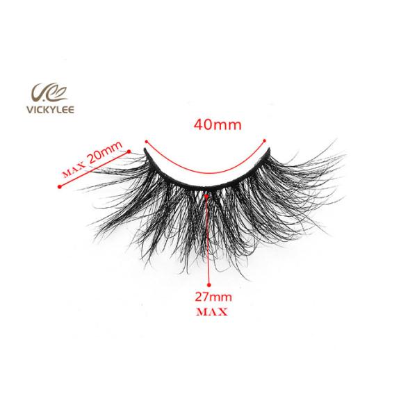 Natural Black Color Fluffy 27MM 5D Volume Lashes