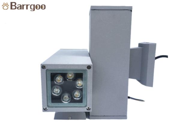 2x6W Up And Down Wall Lights Outdoor , Exterior Wall Sconce Lighting High Lumen LED Chips