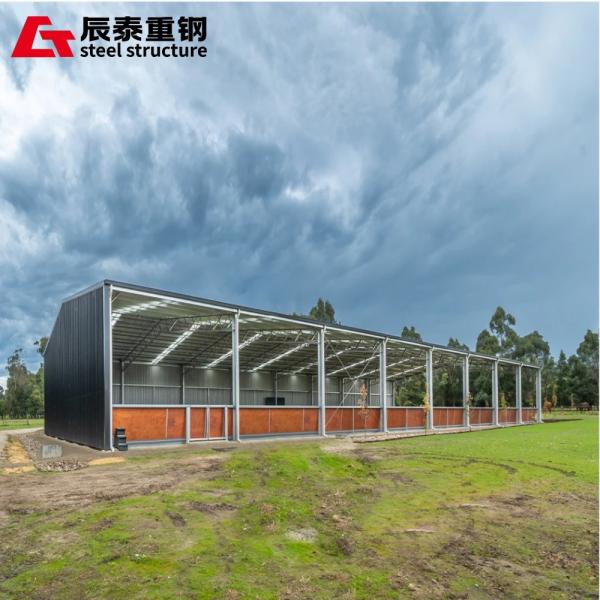 Customizable Prefab H-Beam Steel Farm Building for Racecourse